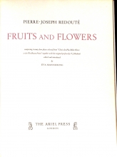 Pierre-Joseph Redouté: Fruits and Flowers - frontespizio